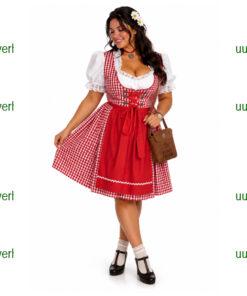 Tirol dirndl red