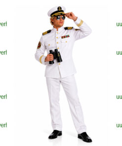 Marine kapitein wit uniform