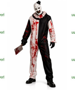 Terrifyer killerclown jumpsuit met bloed