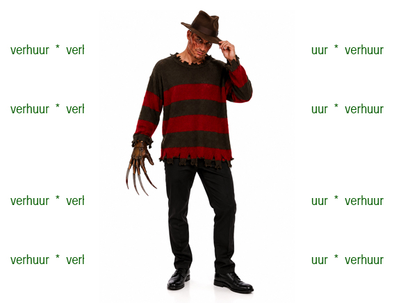Freddy krueger gestreept