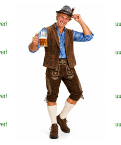 Tiroler combo met bruin vestje