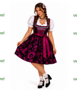 Tirol dirndl paars folklore