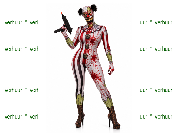 Morphsuits clown white