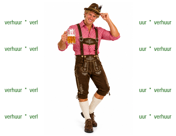 Tiroler 3/4 lederhose rood