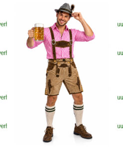 Tiroler lichte lederhose roze