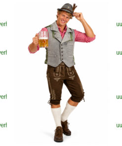 Tiroler combo met grijze vest